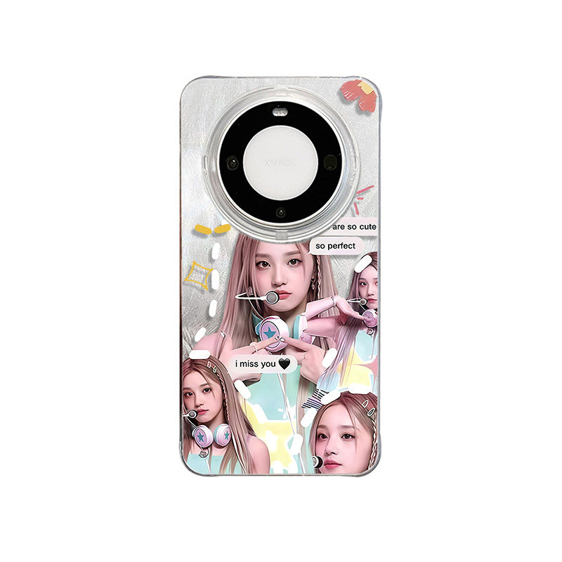 华为PURA90ins风iPhone13pm小众小米17MAX羽纱唱歌宋雨琦适用苹果14PLUS高级感nova16手机壳15ProMax硬带挂绳