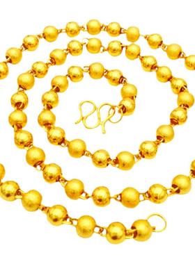 越南沙金圆珠链通用金店同款项链