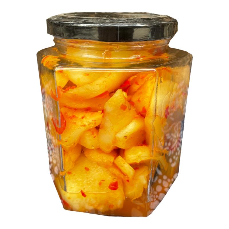 湖南特产剁椒姜片仔姜农家新鲜腌制泡嫩姜自制泡菜下饭菜嫩姜罐装
