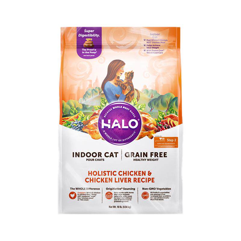 美国纯鲜肉美国原装进口猫粮HALO