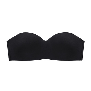 mimi fantasy防滑隐形文胸小胸裹胸抹胸无痕无肩带内衣女不掉薄款