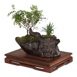 长方形实木底座花盆花瓶佛像奇石头托架鸡翅木工艺品摆件红木托架