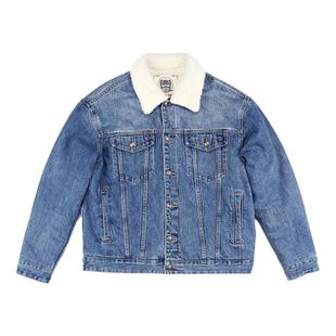 gd权志龙同款仿羊羔毛绒牛仔外套2024秋冬新款保暖加厚夹克潮牌男