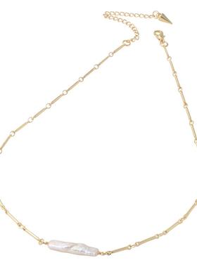 日常百搭～简约款巴洛克珍珠项链