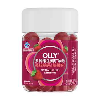 历史新低!OLLY女性复合维生素B族维C女士软糖烟酰胺维A维D维E护发50粒装0碘实付66.1元到手包邮 历史新低!OLLY女性复合维生素B族维C女士软糖烟酰胺维A维D维E护发50粒装0碘实付66.1元到手包邮