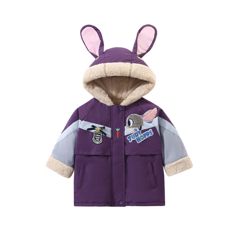 DeerBell女童外套兔子警官衣服