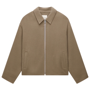 【Woolmark认证】OCHIRLY欧时力  100%羊毛呢夹克外套2025秋冬新