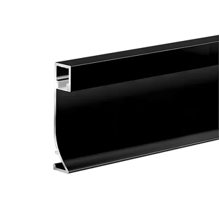 led灯带铝合金踢脚线金属明装发光地脚线不锈钢带灯贴脚线墙角线