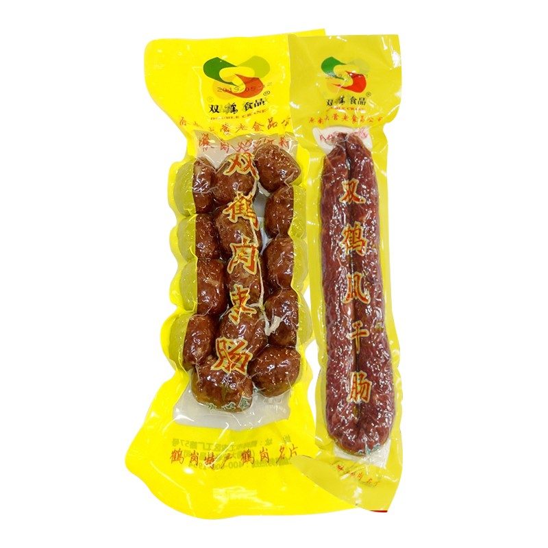 鹤岗中国大陆双鹤老传统东北特产香肠/腊肠/烤肠