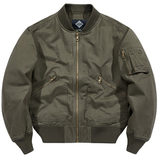 JEEP吉普ma1飞行员夹克男春秋季宽松休闲上衣服薄潮流棒球领外套