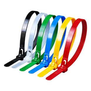 88vip2元商品可松式活扣尼龙扎带可退式可拆卸彩色塑料重复使用