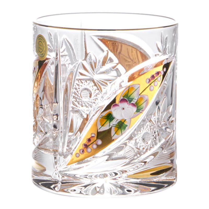 捷克原装进口BOHEMIA描金洋酒杯
