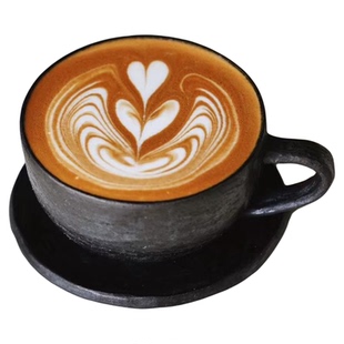 Paseo｜藏区黑陶咖啡杯意式拿铁杯水杯手工茶器茶杯茶具质感拉花