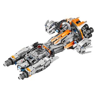 机械大师宇宙巡航战舰飞船男孩玩具益智拼装积木机械组处联动礼物