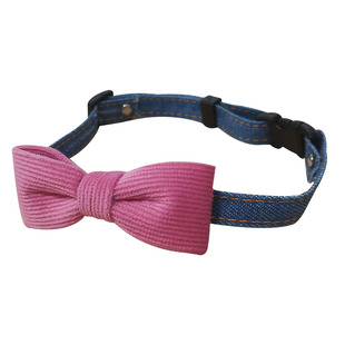 猫咪狗狗安全扣项圈防窒息锁死宠物小领结铃铛可爱撞色蝴蝶结脖圈