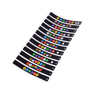 吉他音阶贴纸简谱指板贴入门自学新手乐理数字唱名电吉他初学配件