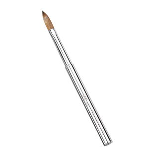 丁茜DINGXI正品美甲水晶笔延长扁头纯貂毛带盖铺扑粉圆头笔限量版