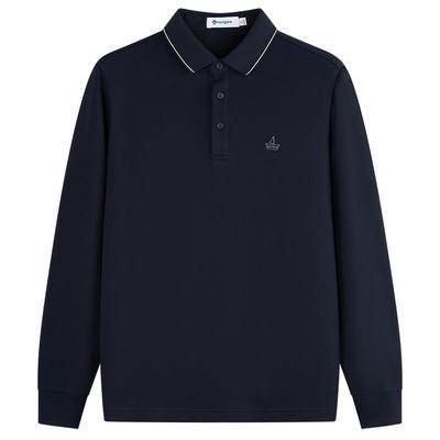 Navigare通勤抗菌长袖POLO衫