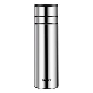 一键开盖泡茶杯子316不锈钢保温杯一键按压弹盖保暖杯车载速开杯