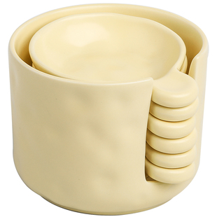 北欧风家用蘸料碟火锅调味碟高级感收纳碟盘套装小菜碟酱油碟醋碟