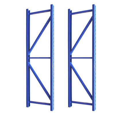 仓储库房货架轻型立柱中型立柱站片重型置物架立柱片仓库储物货柜