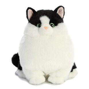 美国aurora world正版脂肪猫公仔猫咪玩偶娃娃毛绒玩具生日礼物
