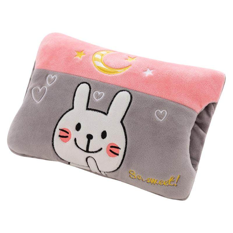 热水袋充电防爆暖水袋暖宝宝毛绒可爱注水暖手宝2025新款热敷专用