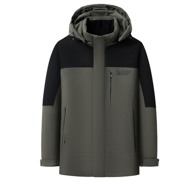 啄木鸟集团官方男士羽绒服拼接