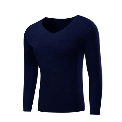 薄款保暖内衣纯棉莫代尔隐形低领