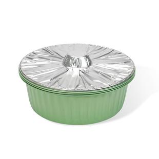 希箔士一次性锡纸火锅锅具带手柄户外铝箔珐琅锅露营家用卡式炉