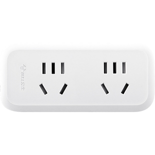 公牛厨房多孔插座面板usb插口转换器一变多功能扩展器电源排插头