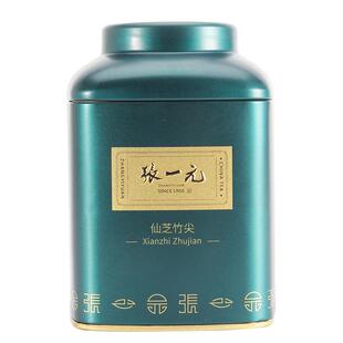 张一元茶叶2026春茶新绿茶仙芝竹尖伴手礼品送礼一级40g罐装