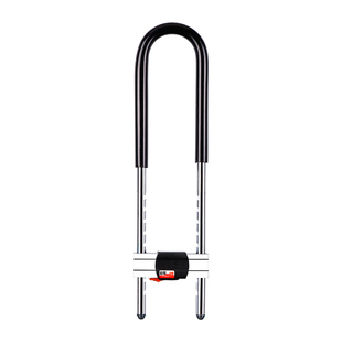 玻璃门锁u型锁推拉门插锁店面锁商铺锁U形锁长锁具家用双门防盗锁