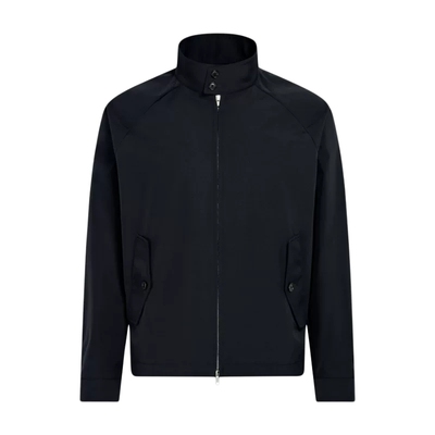 SUITSUPPLY藏青色羊毛混纺外套
