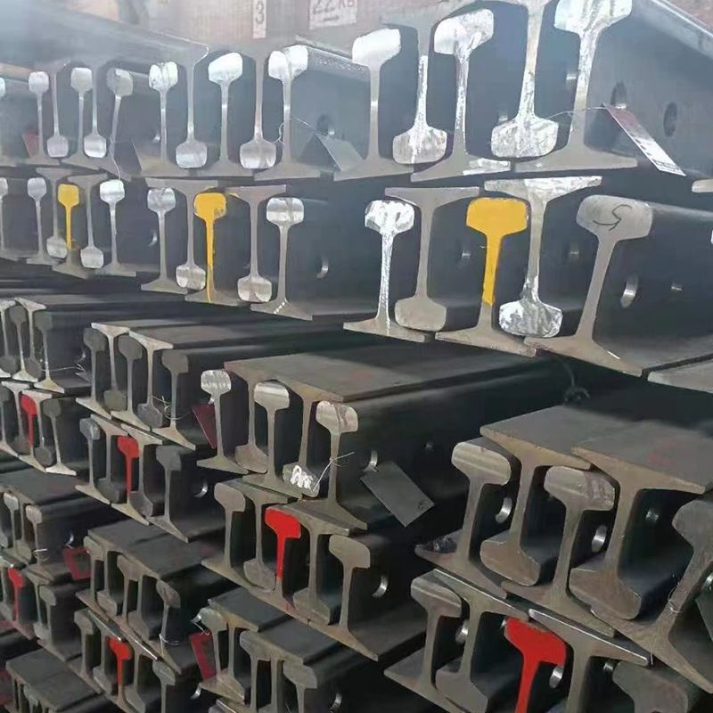 旧钢轨道轨u71mn38kg43kg 50kg 60kg旧钢轨U71Mn旧轨配件