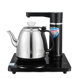 美能迪自动上水电热烧水壶家用办公用不锈钢煮水壶电水壶茶具套装