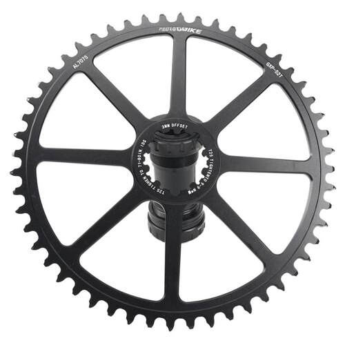 CRUZBIKE 3钉速联公路自行车GXP单盘40T--56T 直装正负齿单层盘片