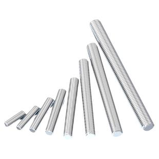 全螺纹牙棒304不锈钢丝杆螺丝螺杆无头螺栓螺柱M3M4M5M6M8M10-M16