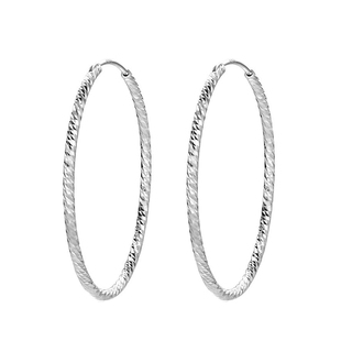 Moment 星光舞池 闪光圆圈纯银耳环耳饰耳圈素圈银饰女轻奢高级感