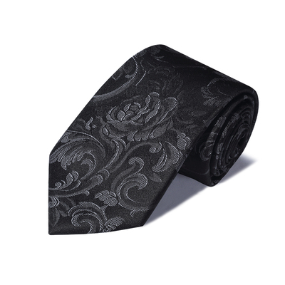 WILLIAMMILTON墨上花开真丝领带