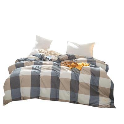 洁丽雅纯棉水洗棉被套宿舍单人男