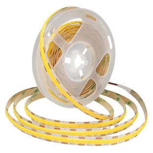 5V低压COB智能人体感应灯带充插电池衣橱鞋柜防水高亮线性软灯条