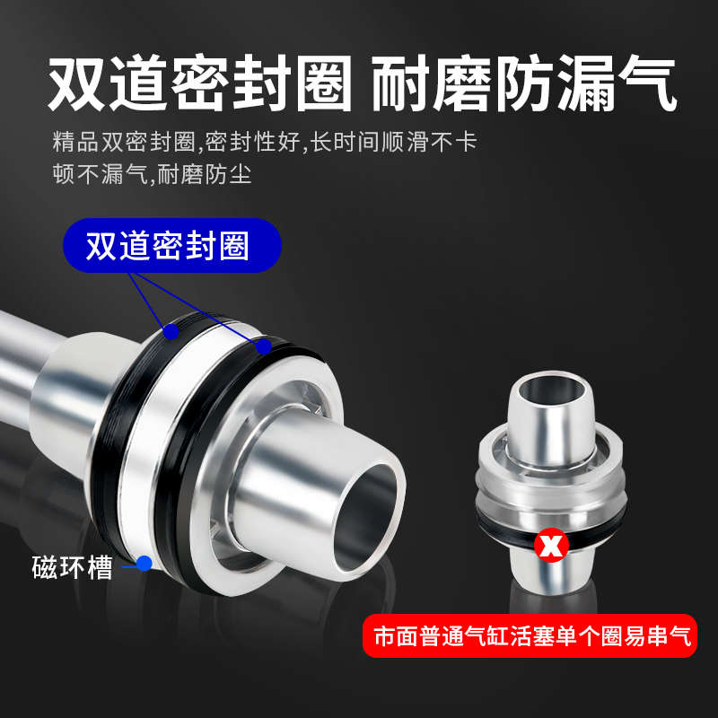 SCJ标准气缸可调行程双32/40/50/63/80/100*25/50/75/100/125-S