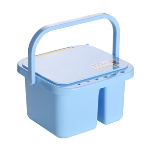 马利洗笔桶水桶美术生专用洗涮笔筒国画水粉水彩颜料小水桶画画水桶便携多功能可手提笔洗初中小学调色盘小号