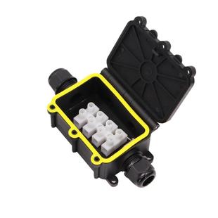 IP68防水接线盒户外防雨分线盒室外泡水下埋地三通掀盖阻燃带端子