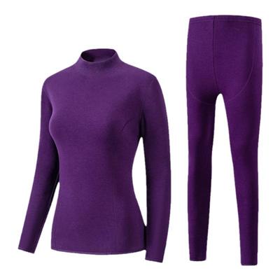 红豆女士保暖内衣套装加绒加厚