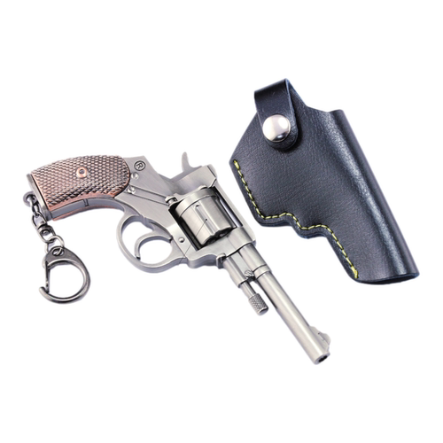 和平精英武器R1895左轮 M416 98k狙 awp三级头平底锅合金玩具模型