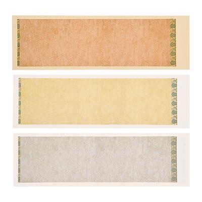 蜡染书法作品纸宣纸宋锦条屏