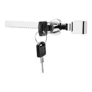 锯齿锁玻璃推拉柜门锁展示柜文件柜玻璃展柜台锁移门锁专用橱窗锁