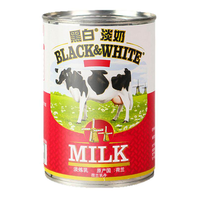 原装进口全脂荷兰黑白淡奶376ml